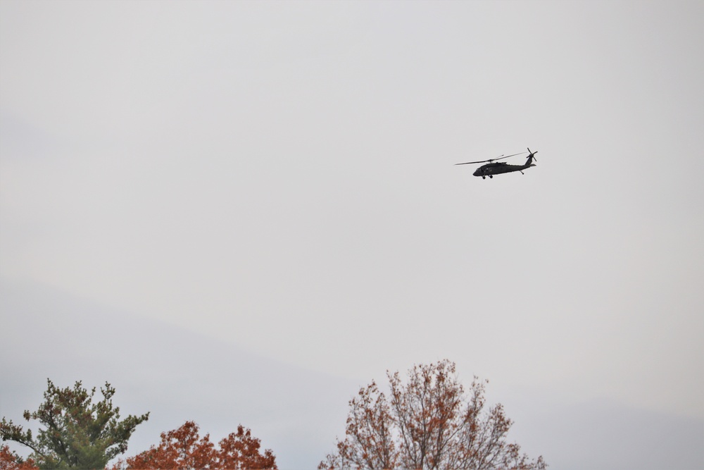 Wisconsin National Guard UH-60 Blackhawk operations at Fort McCoy