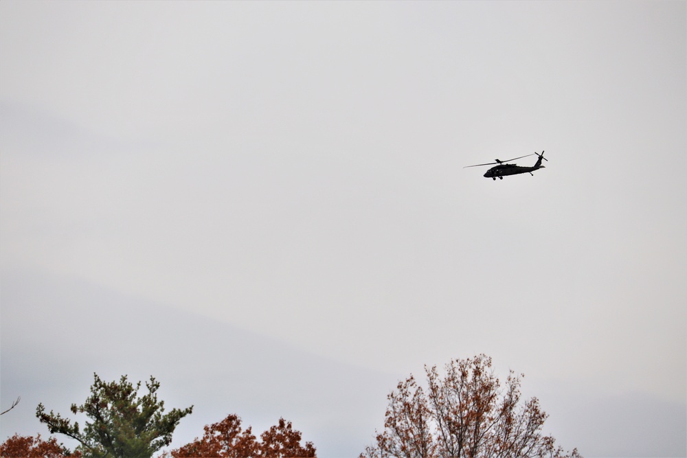 Wisconsin National Guard UH-60 Blackhawk operations at Fort McCoy