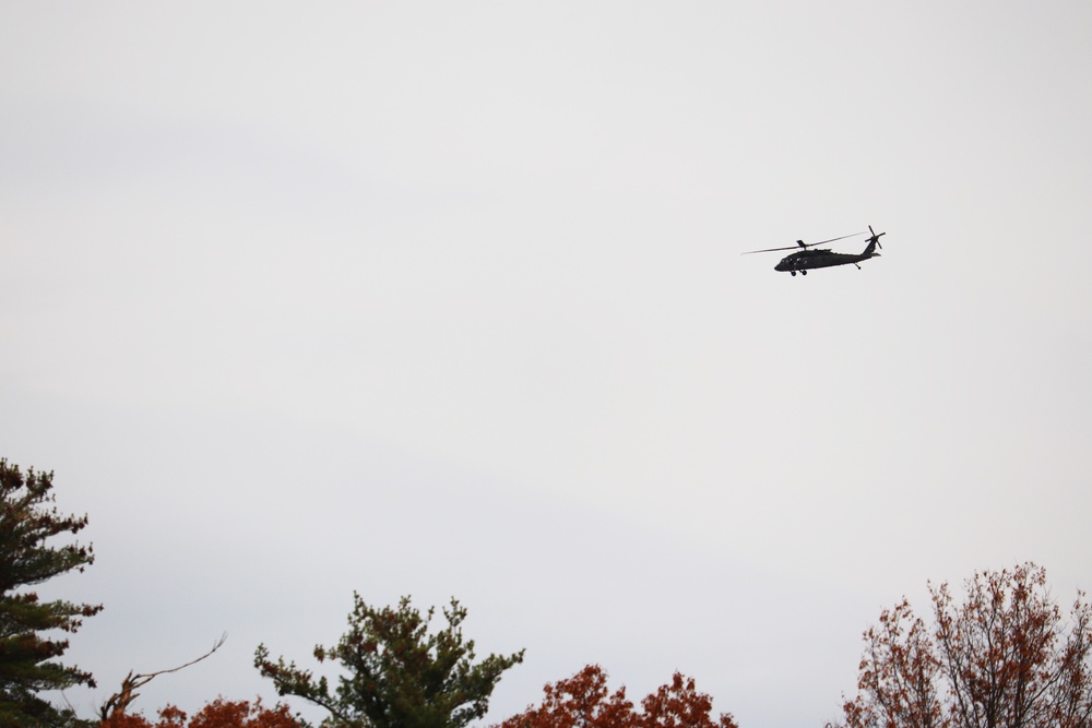 Wisconsin National Guard UH-60 Blackhawk operations at Fort McCoy