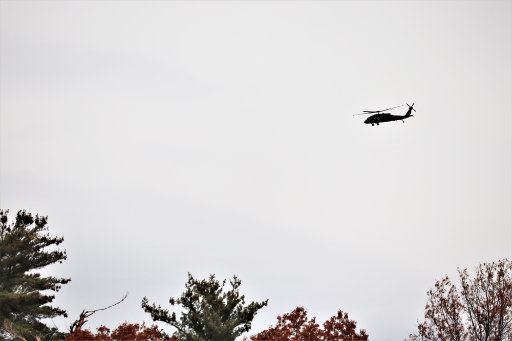 Wisconsin National Guard UH-60 Blackhawk operations at Fort McCoy