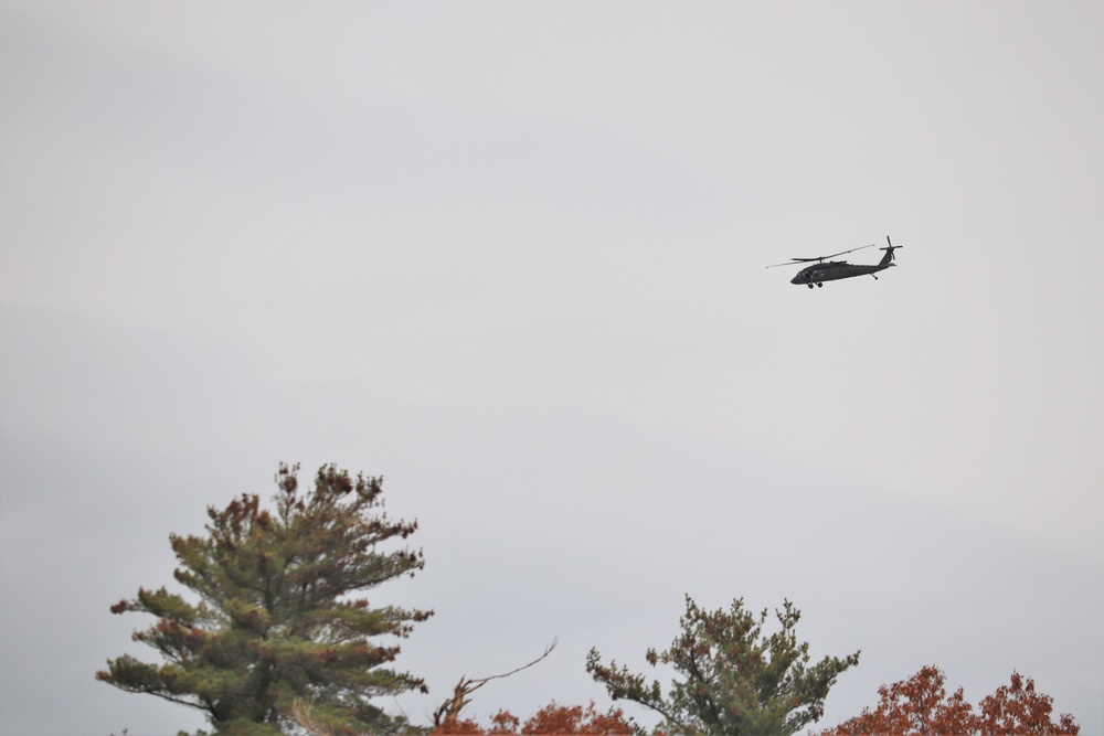 Wisconsin National Guard UH-60 Blackhawk operations at Fort McCoy