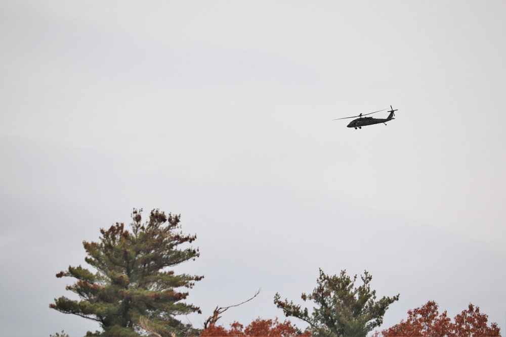 Wisconsin National Guard UH-60 Blackhawk operations at Fort McCoy