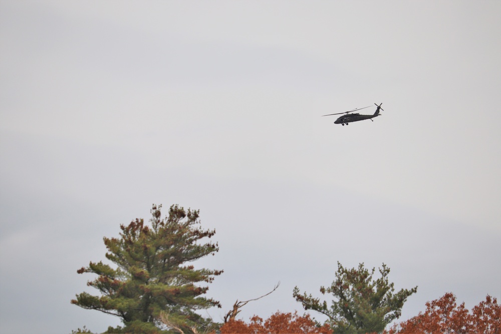 Wisconsin National Guard UH-60 Blackhawk operations at Fort McCoy