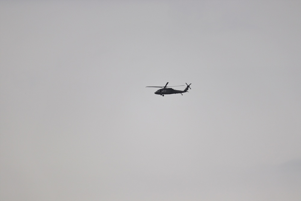 Wisconsin National Guard UH-60 Blackhawk operations at Fort McCoy