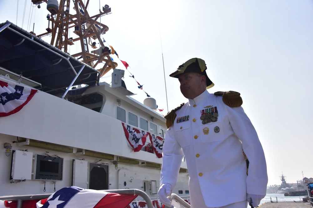 Coast Guard Cutter Forrest Rednour commissioned in San Pedro, California