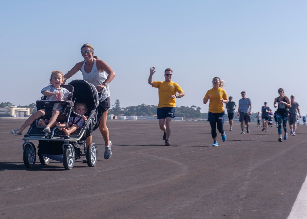 Naval Air Station North Island Hosts &quot;Run The Runway&quot; Event