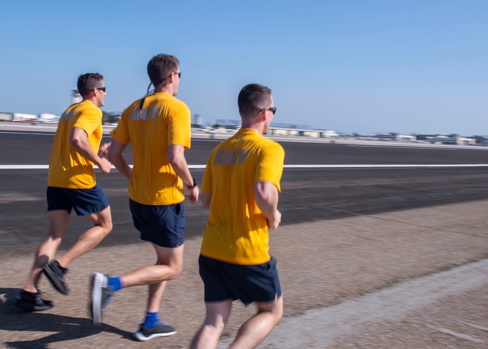 Naval Air Station North Island Hosts &quot;Run The Runway&quot; Event