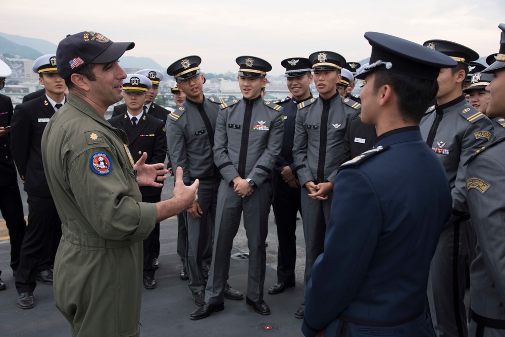 Korean Armed Forces tour of Wasp