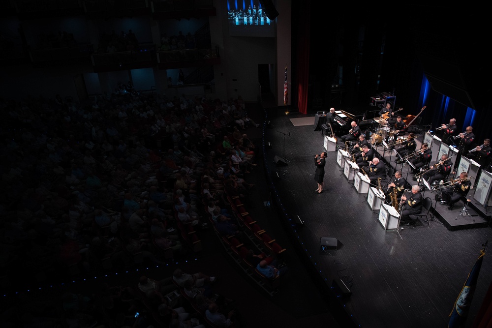 U.S. Navy Band Commodores performs at Avon Park