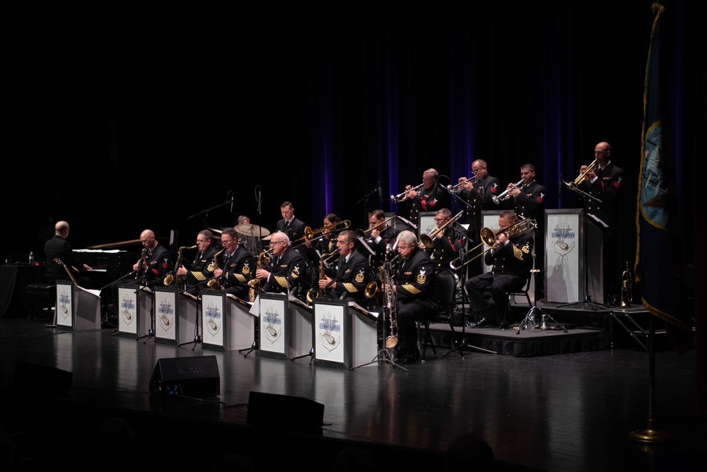 U.S. Navy Band Commodores performs at Avon Park