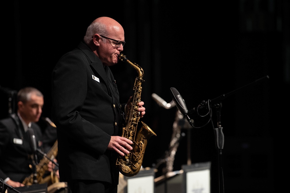 U.S. Navy Band Commodores performs at Avon Park