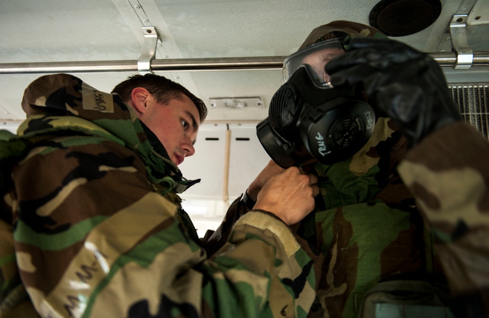 18th LRS conduct MOPP level 4 ground transportation training