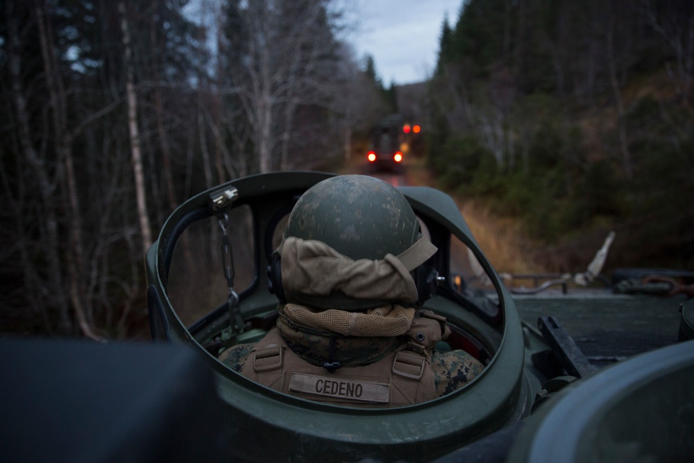 Marines participate in Trident Juncture 18