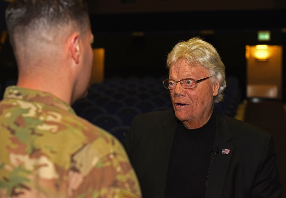 Vietnam veteran speaks about integrated resiliency, suicide prevention with Team Mildenhall Airmen