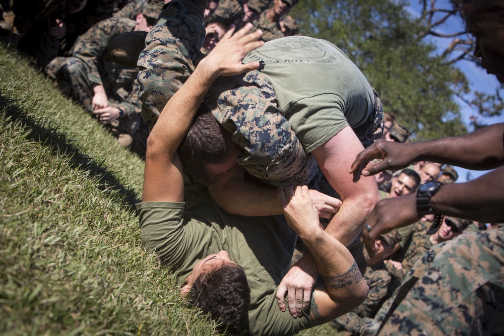 6th Marine Regiment Grappling Competition, Josh Koscheck Speech