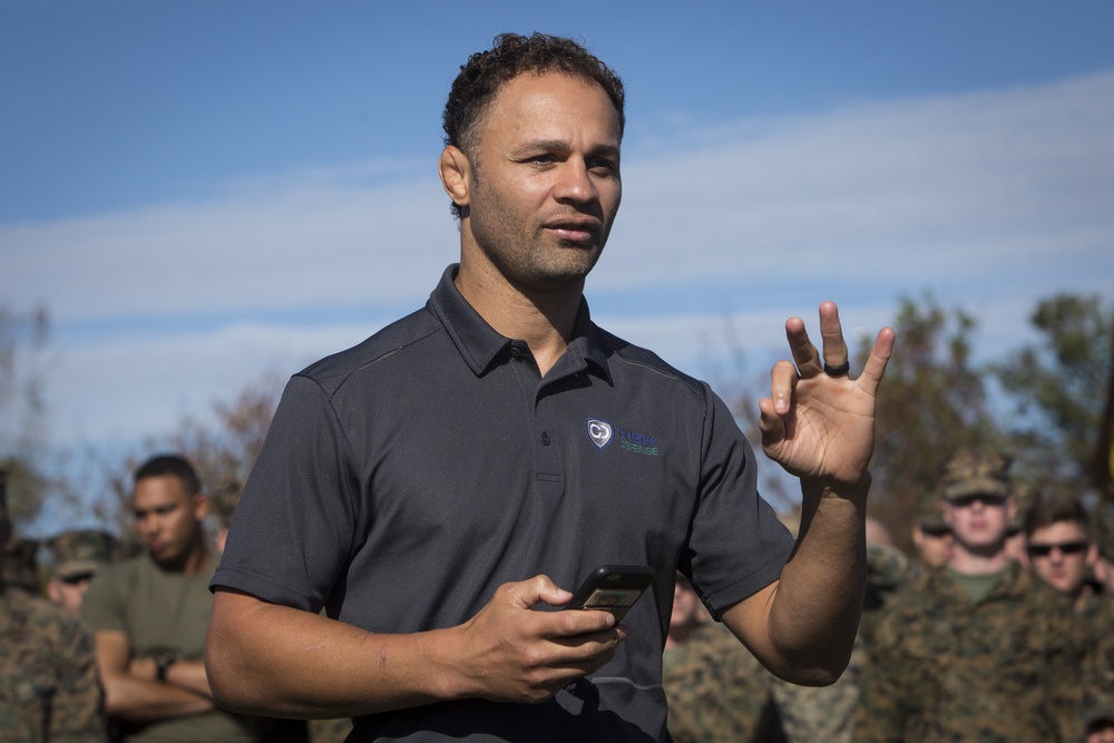 6th Marine Regiment Grappling Competition, Josh Koscheck Speech