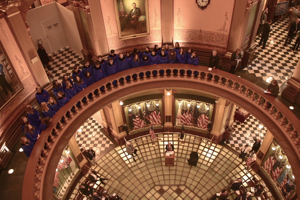 100th anniversary of WWI commemorated at Michigan State Capitol