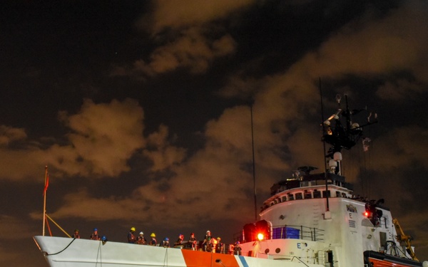 Coast Guard Cutter Venturous returns home after 59-day law enforcement patrol in the Eastern Pacific Ocean