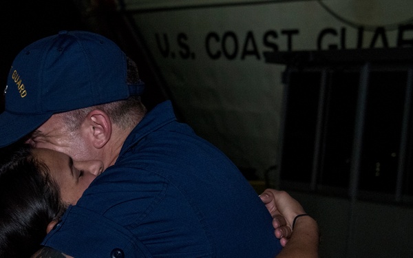 Coast Guard Cutter Venturous returns home after 59-day law enforcement patrol in the Eastern Pacific Ocean