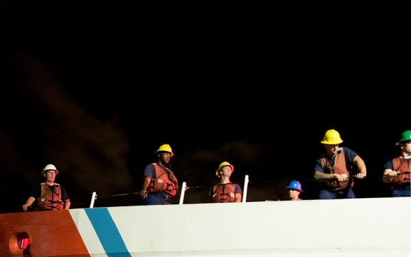 Coast Guard Cutter Venturous returns home after 59-day law enforcement patrol in the Eastern Pacific Ocean