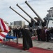 U.S. Sailors participate in naturalization ceremony aboard USS Wisconsin (BB-64)