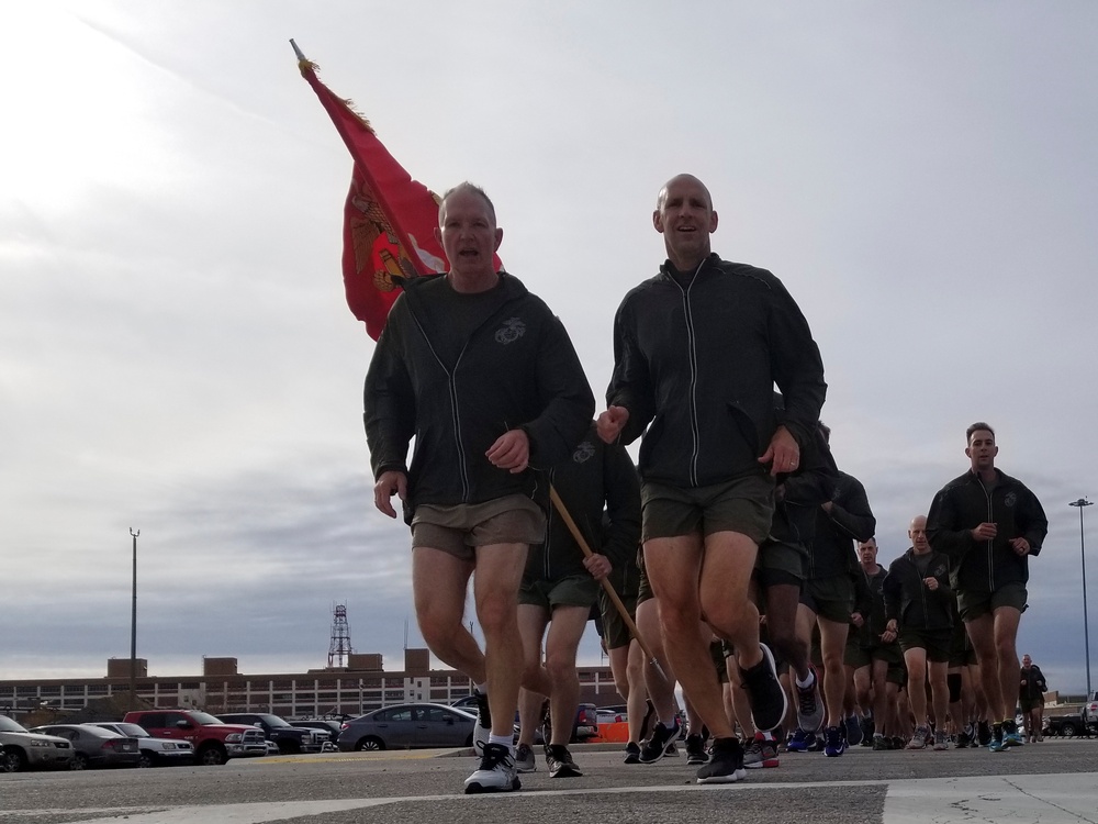 U.S. Marine Corps Forces Command conducts 243rd birthday run