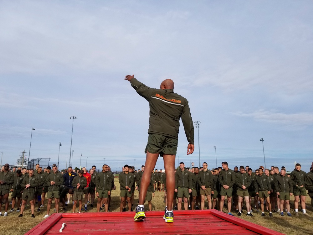 U.S. Marine Corps Forces Command conducts 243rd birthday run