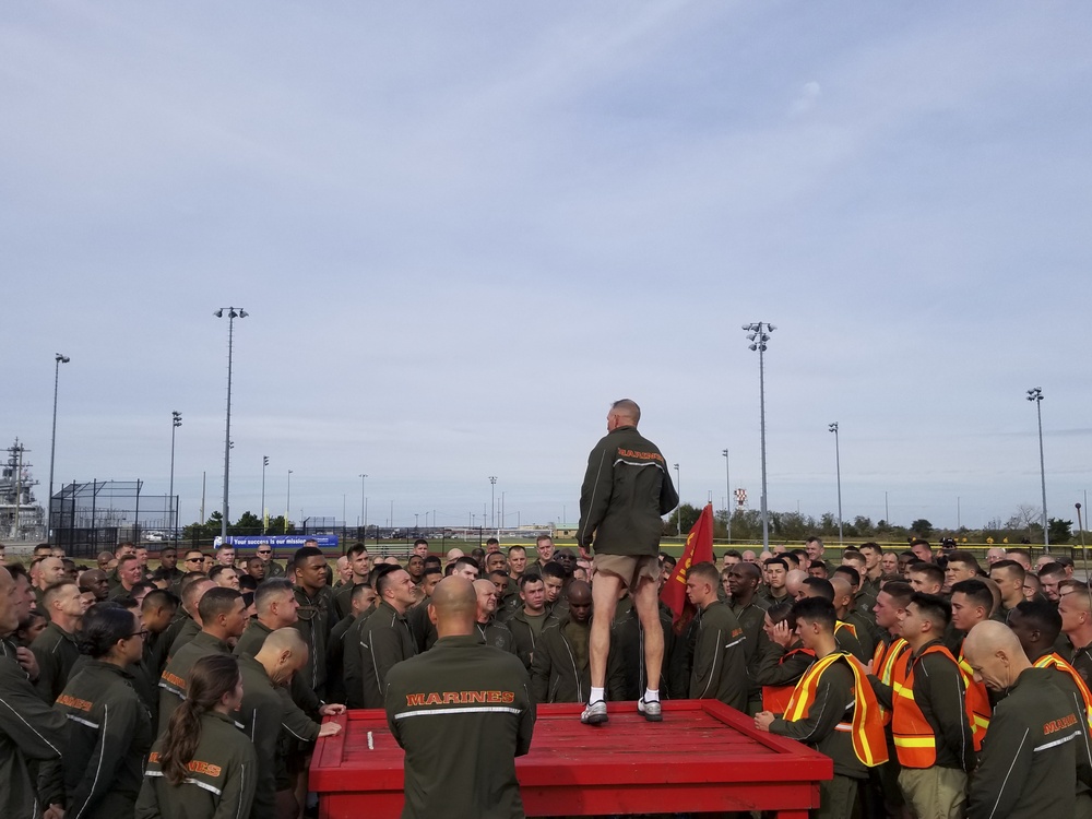 U.S. Marine Corps Forces Command conducts 243rd birthday run