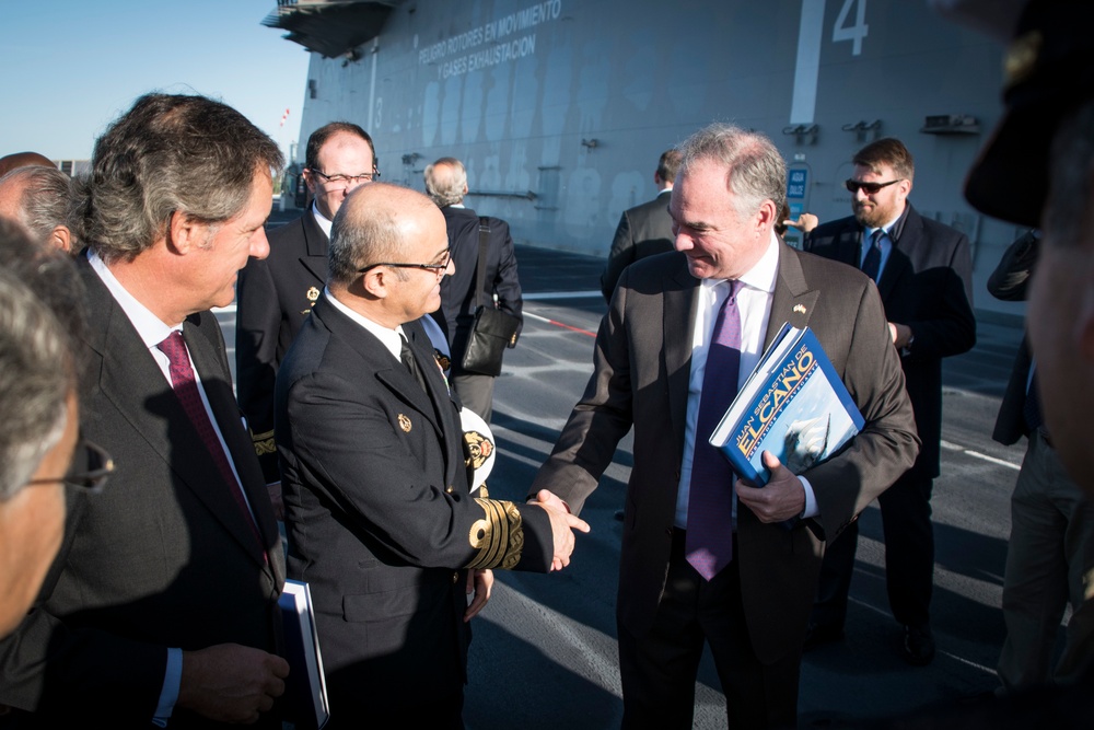 Senator Kaine Visits NAVSTA Rota