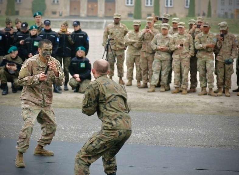 91st BEB Combine with the Polish for Combatives Presentation