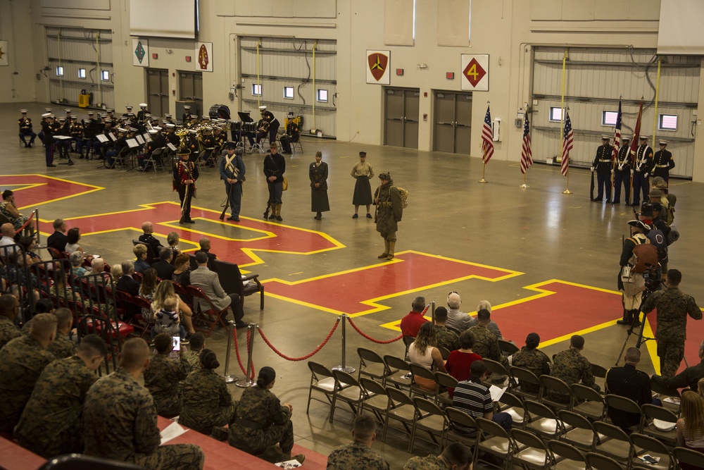 MCRD Parris Island S.C., celebrates Marine Corps Birthday with a pageant