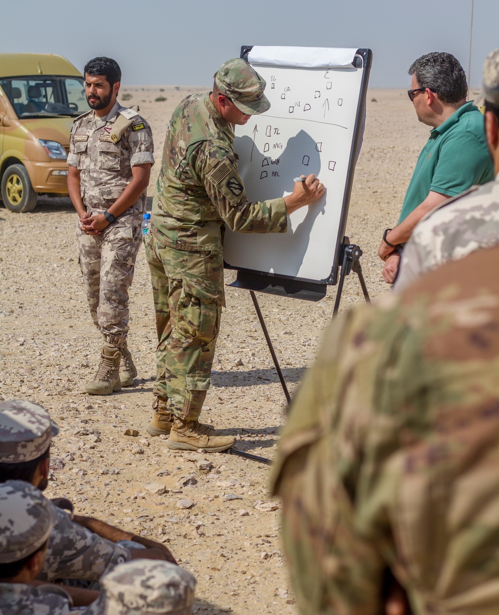 Exercise Eastern Action 2019 – 2-198 AR Kicks Off Training in Qatar
