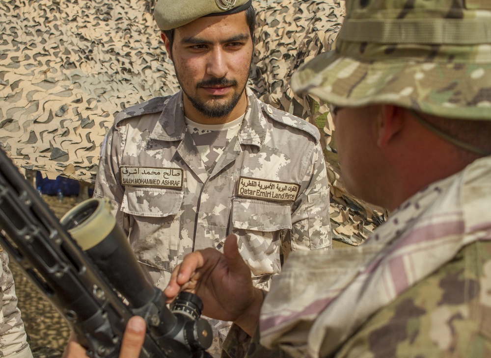 US, Qatar soldiers hit the range for Sniper Training