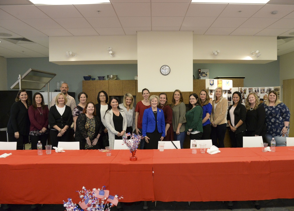 Mrs. Goldfein visits Dover AFB