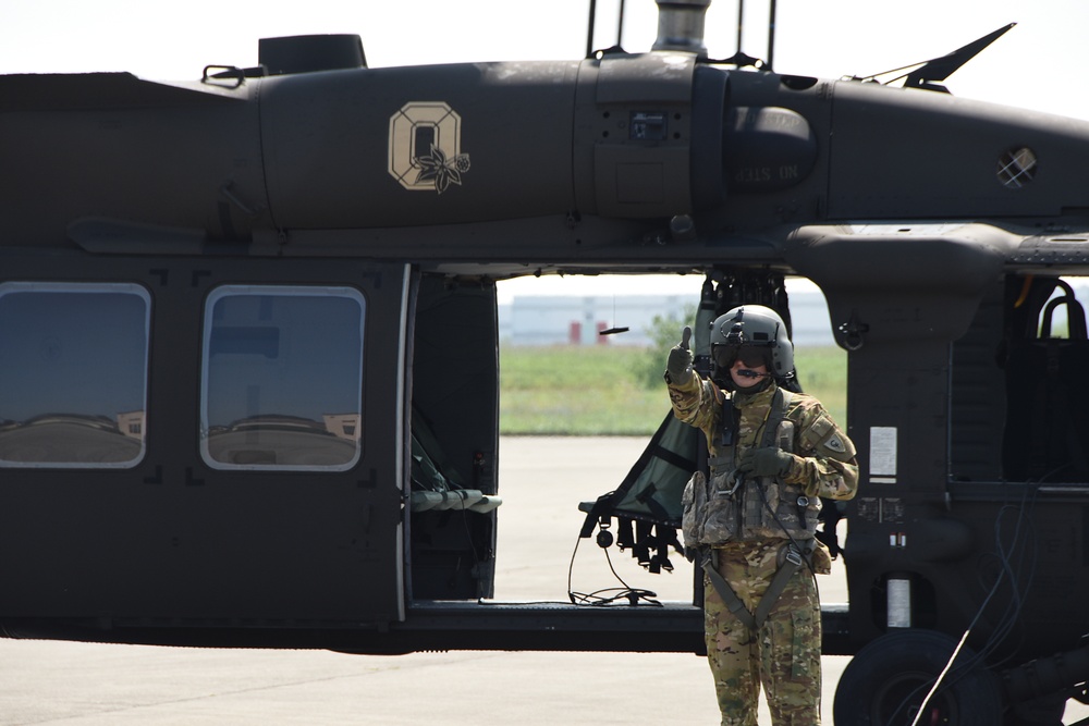 Black Hawk flight for media orientation day