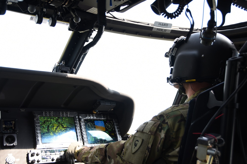 Black Hawk flight for media orientation day