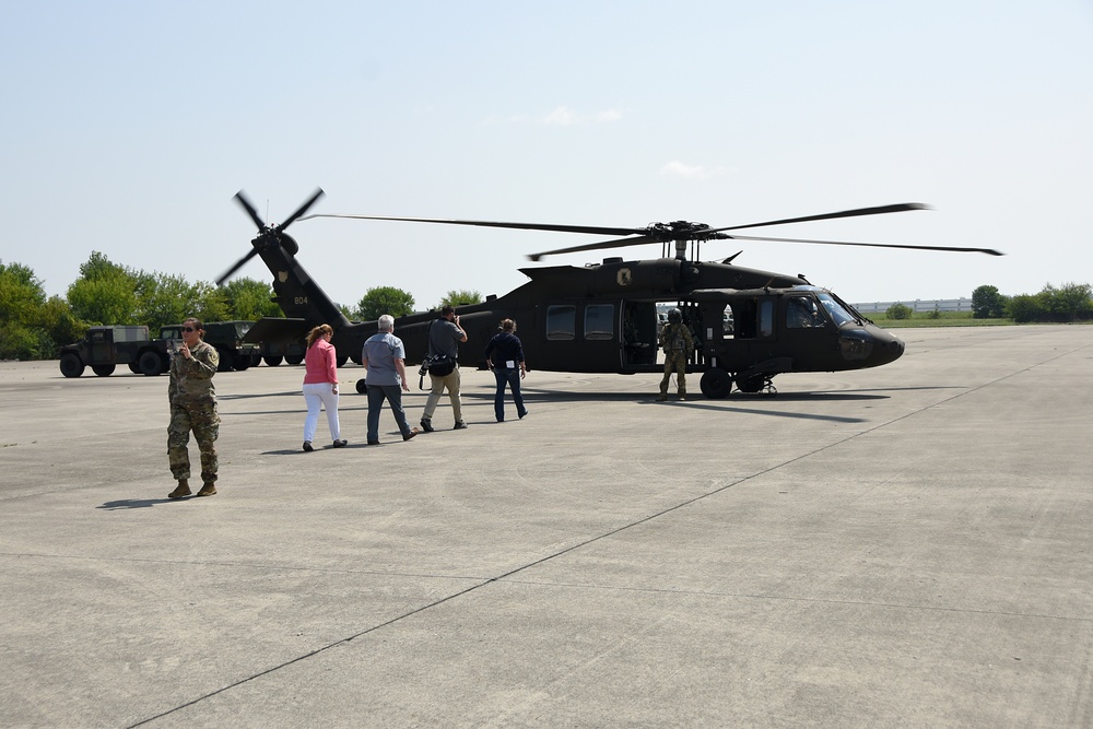 Black Hawk flight for media orientation day