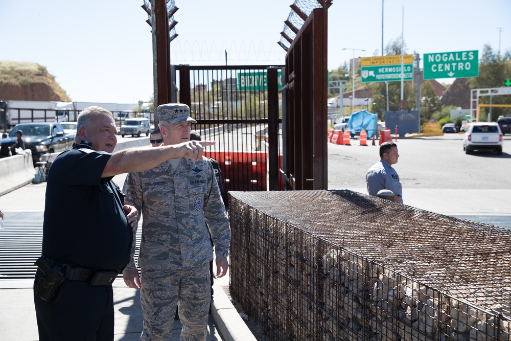 General Terrence J. O’Shaughnessy, Commander of U.S. Northern Command Visits Port of Nogales, AZ
