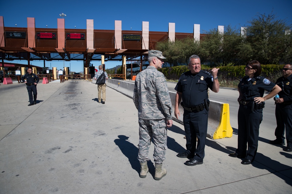 General Terrence J. O’Shaughnessy, Commander of U.S. Northern Command Visits Port of Nogales, AZ