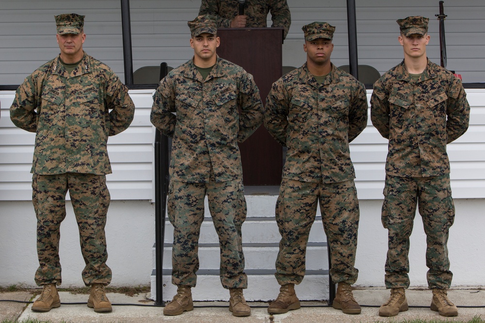 2d MarDiv Commanding General Speaks with 6th Marines; 3/6 Awarded Catlin Cup to Conclude Regiment Week