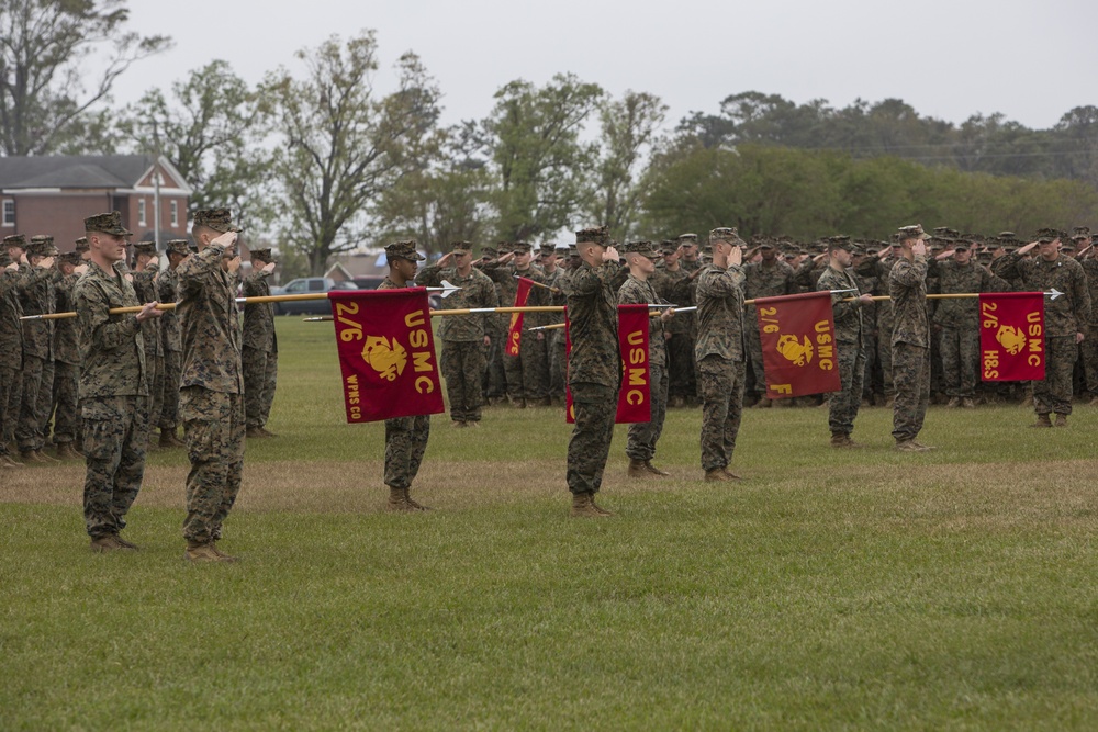 2d MarDiv Commanding General Speaks with 6th Marines; 3/6 Awarded Catlin Cup to Conclude Regiment Week