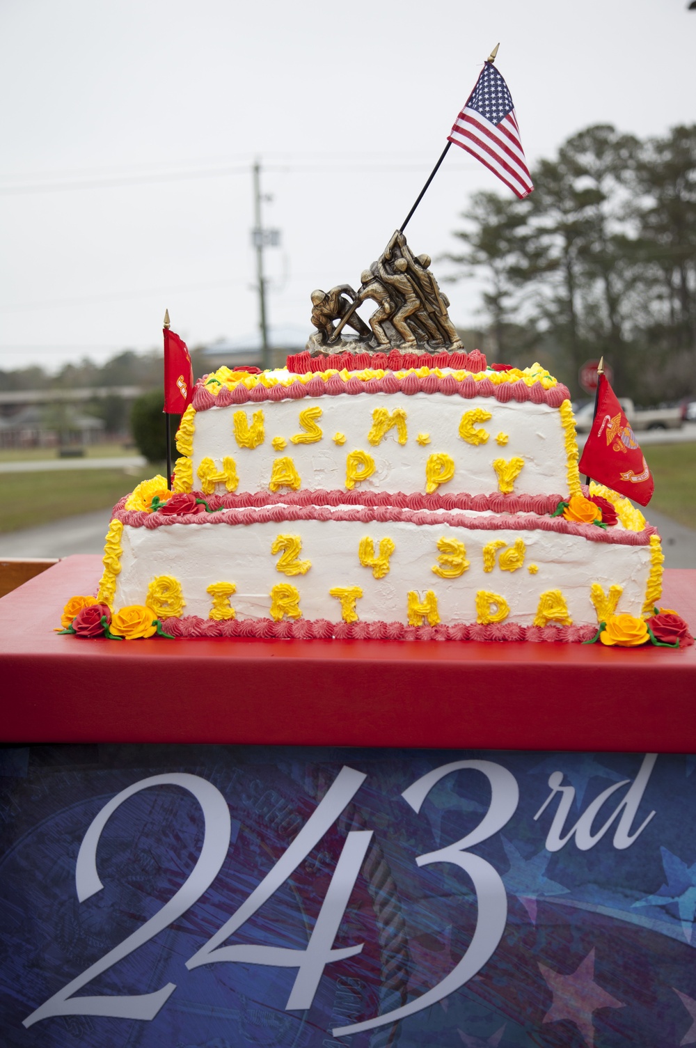 Marine Corps Combat Service Support Schools Cake Cutting Ceremony