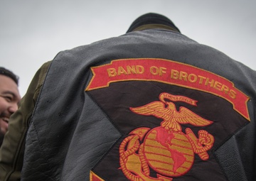 USMC wreath laying in honor of the 243rd Marine Corps Birthday