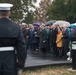 USMC wreath laying in honor of the 243rd Marine Corps Birthday