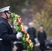 USMC wreath laying in honor of the 243rd Marine Corps Birthday