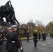 USMC wreath laying in honor of the 243rd Marine Corps Birthday