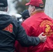 USMC wreath laying in honor of the 243rd Marine Corps Birthday