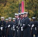 USMC wreath laying in honor of the 243rd Marine Corps Birthday