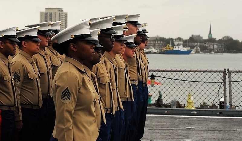 WWI Commemoration on USS Wisconsin