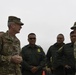 General O' Shaughnessy visits Camp Donna